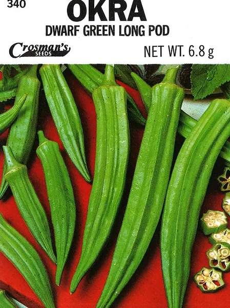 Okra, Long Pod Green 1/2oz