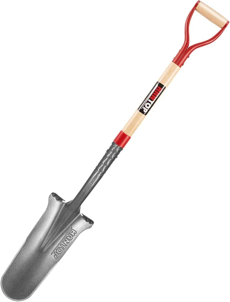 Organic 14" Drain Spade Promo With Wood D Handle - Image 2