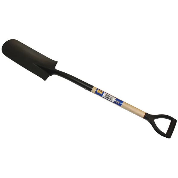 Organic 14" Drain Spade Promo With Wood D Handle