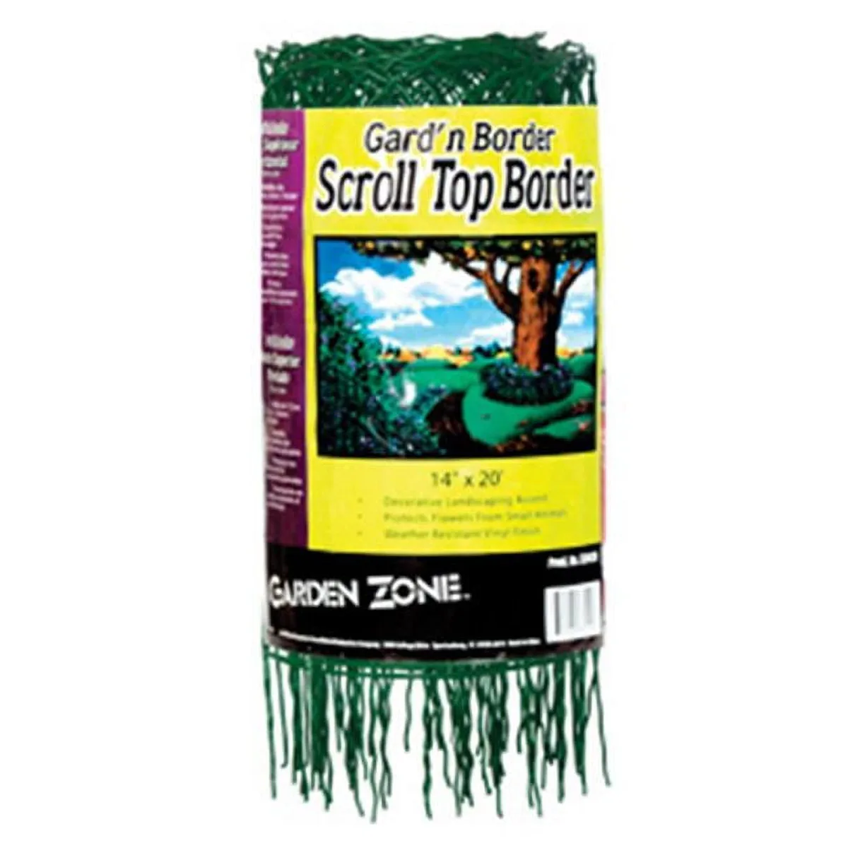 Origin Point 14"X20' Scroll Top Border Green - Image 2