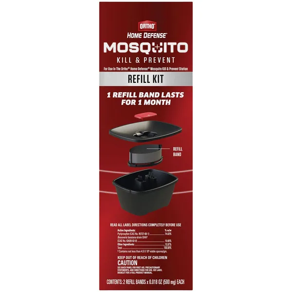Ortho Home Def Mosquito Kill Prevent Refill 2pk