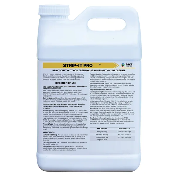 Pace Strip-It PRO 2.5Gl ( Sulfuric Acid, Ammonium Bifluoride ) — Case of 2