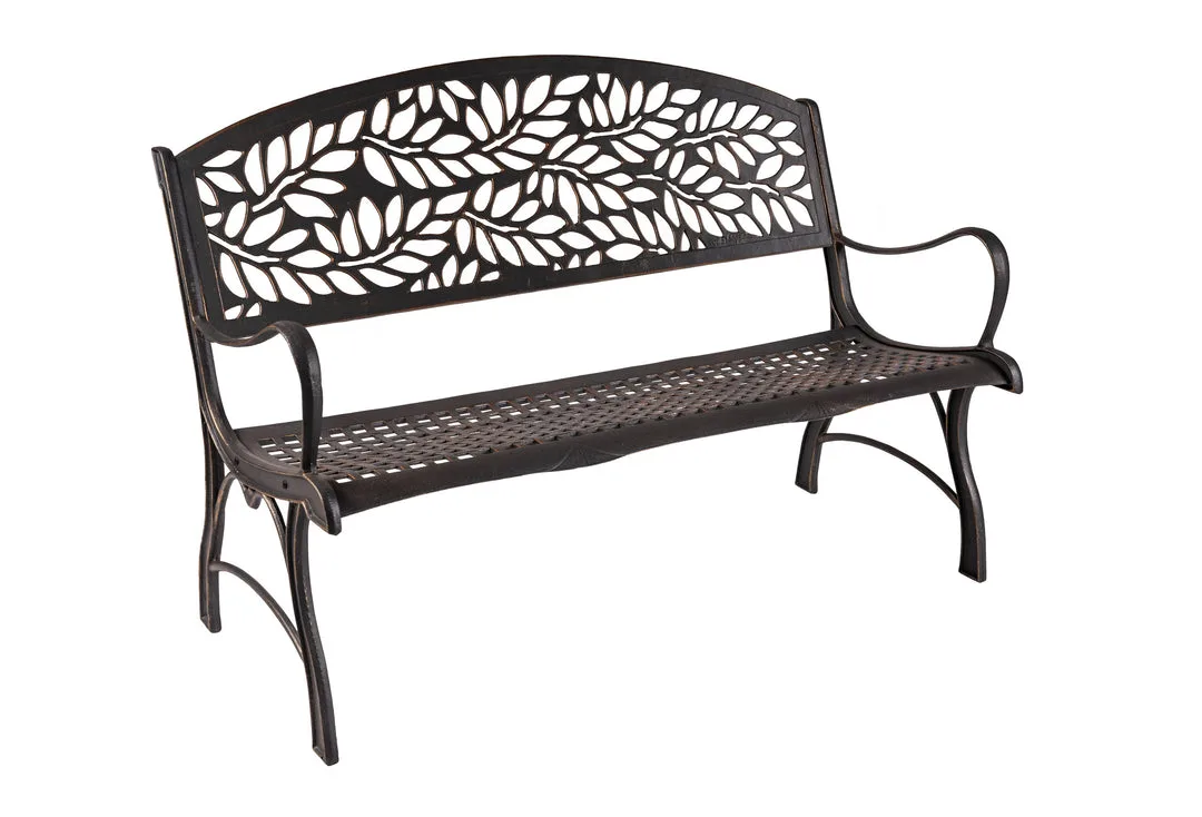Painted Sky Bench Flora Iron - Image 2