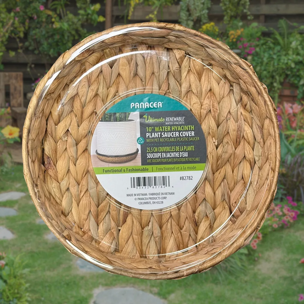 Panacea 12" D Water Hyacinth Saucer - Image 2