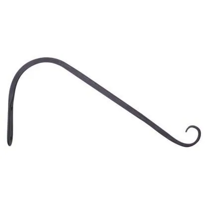 Panacea 12" Hook Angled Bracket Black