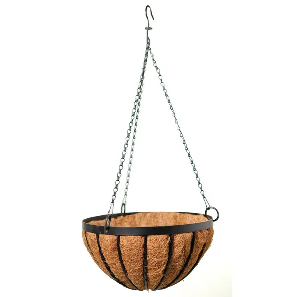 Panacea 14" Black Cotswold Hanging Basket