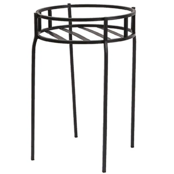 Panacea 15.5" Contemp Plant Stand Black