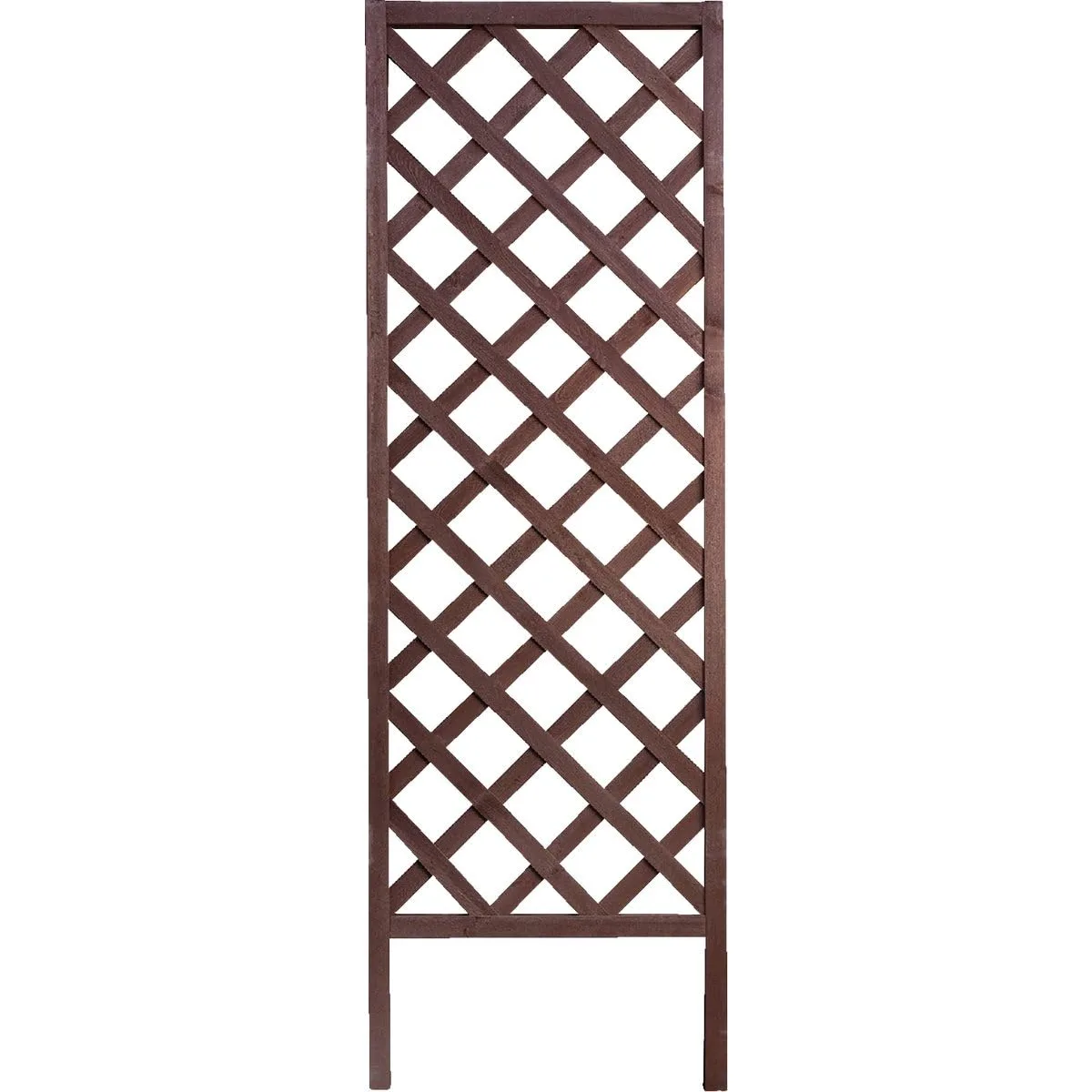Panacea 72"H x 22"W Square Framed Trellis Brown - Image 2