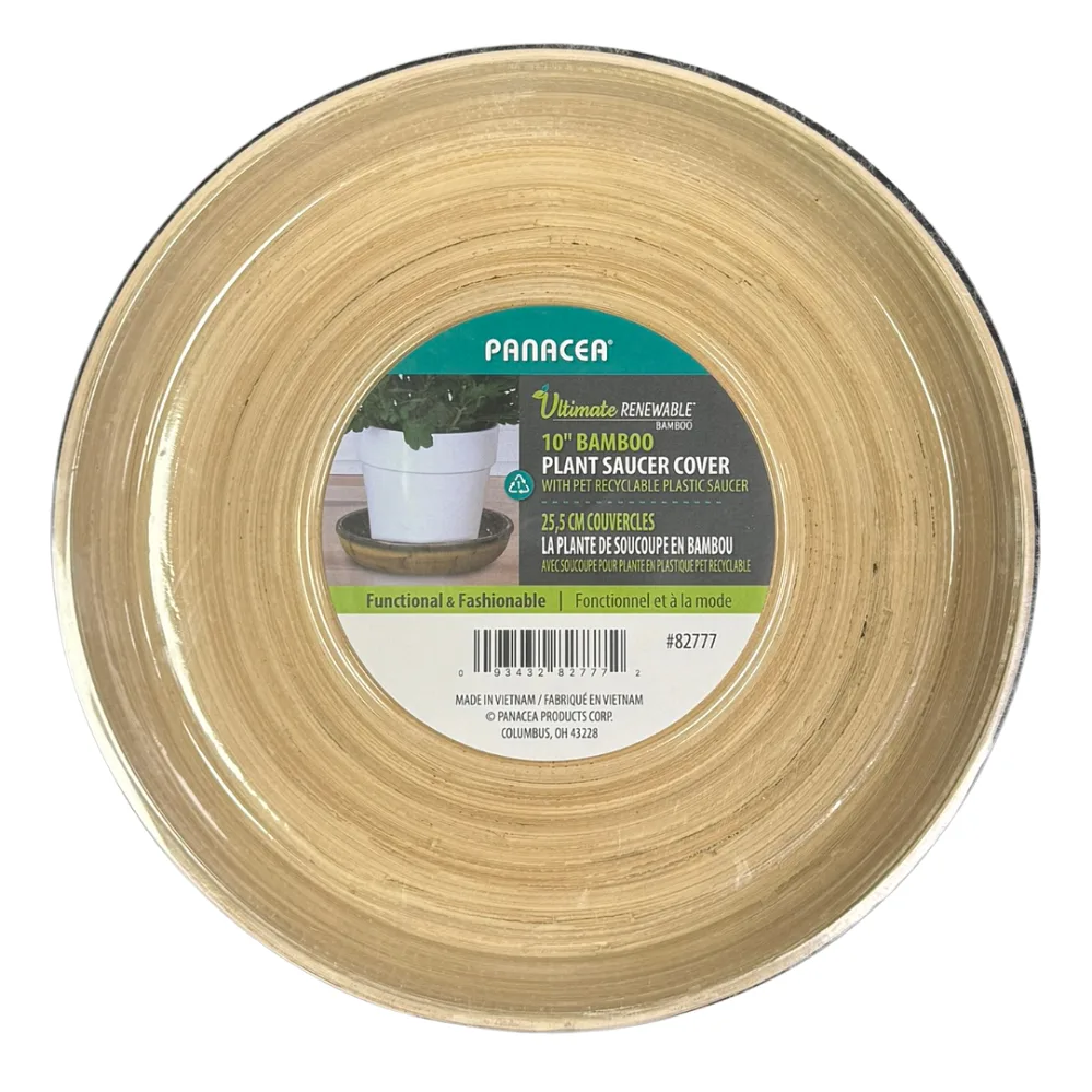 Panacea 8" D Bamboo Saucer Cover - Image 2