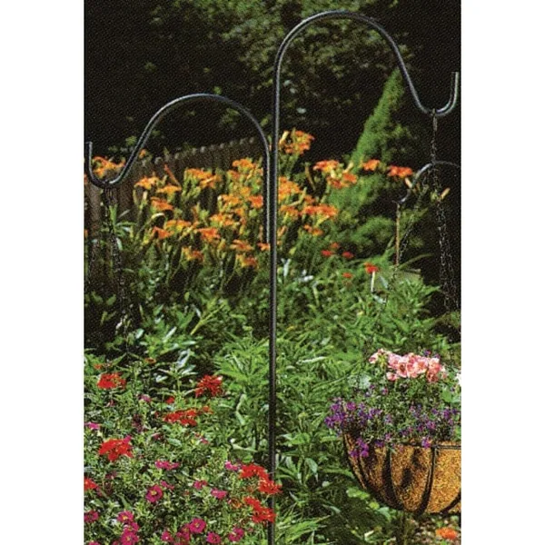 Panacea 84" Black Double Offset Hook