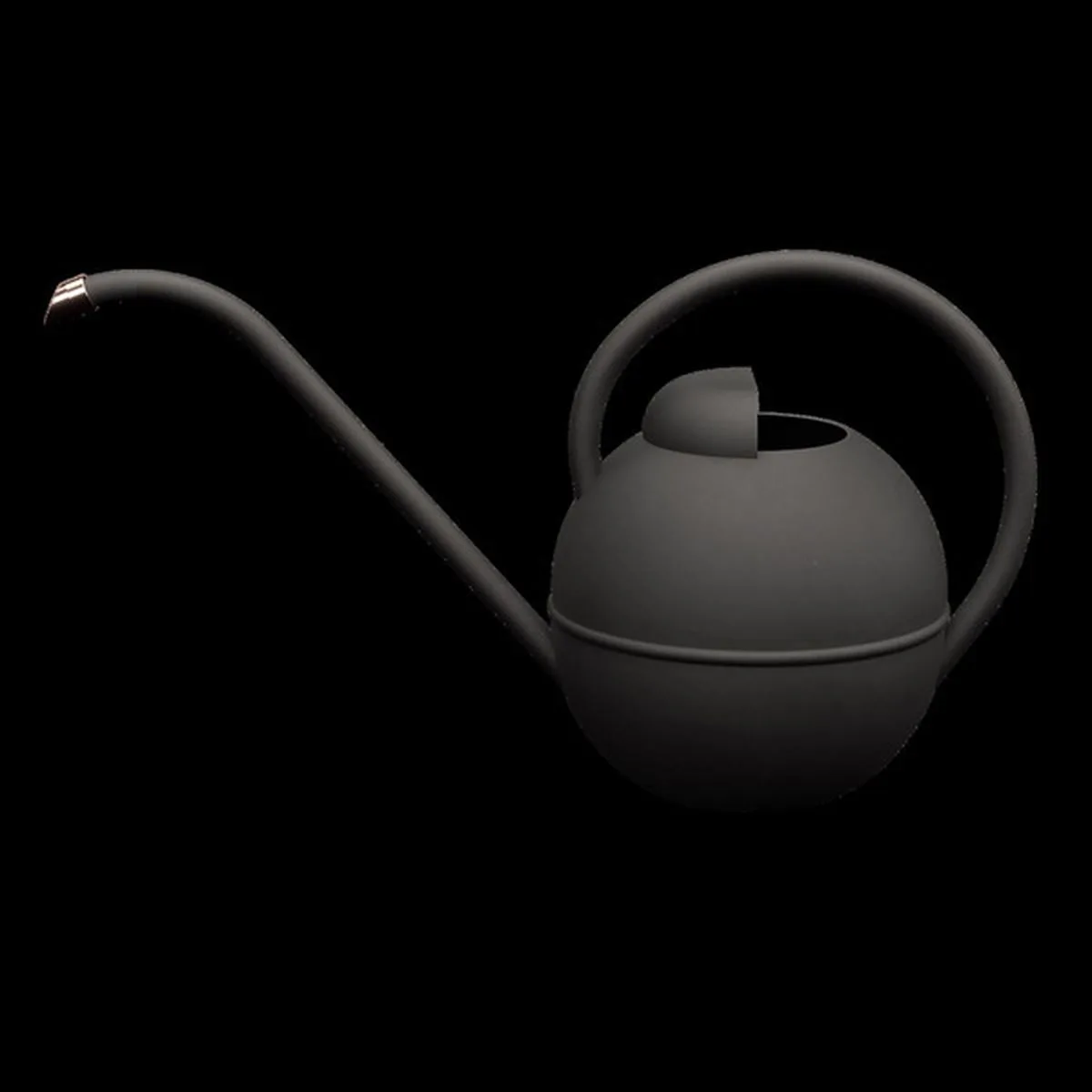 Panacea Farmhouse Round Water Can Matte Black - Image 2