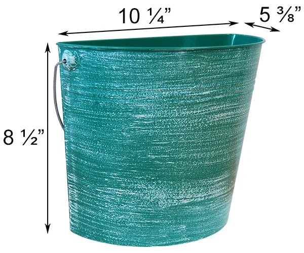 Panacea Half Rnd Wall Wall Bucket Assorted Color - Image 2