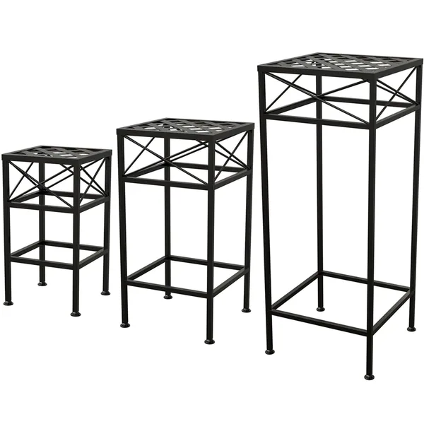 Panacea Nested Cross Hatch Plant Stand
