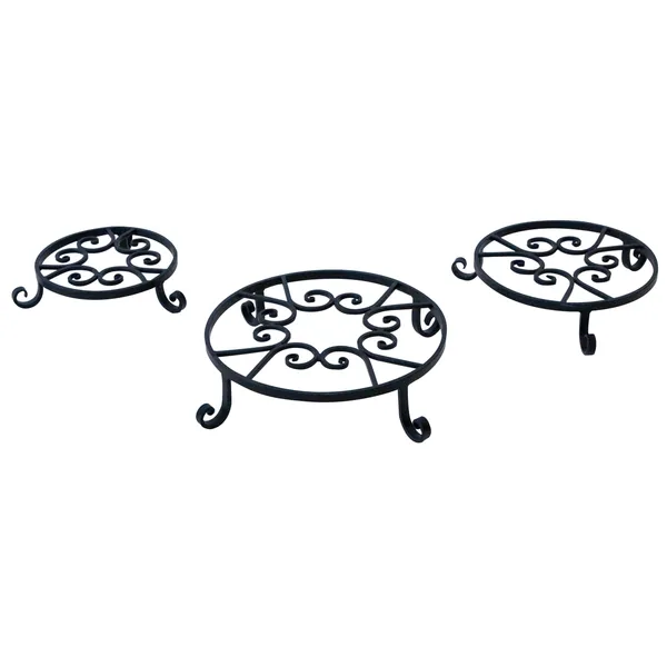 Panacea Old World Forged Black Pot Trivet