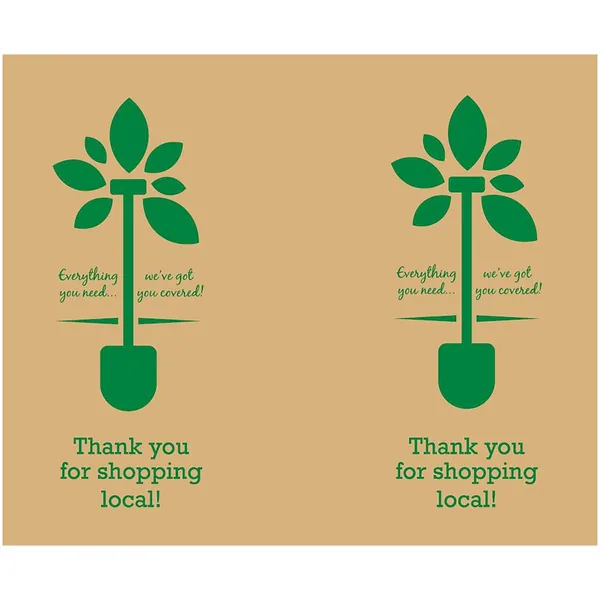Paper Trunk Liner 38" Thank You 300 Sheets 1100ft Roll Cut to Size