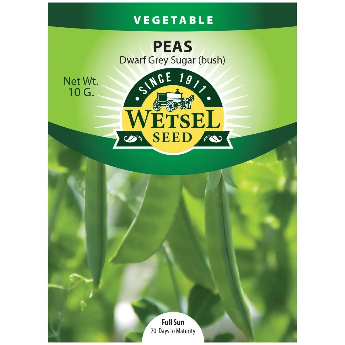 Peas, Dwarf Grey Sugar 1/2lb - Image 2