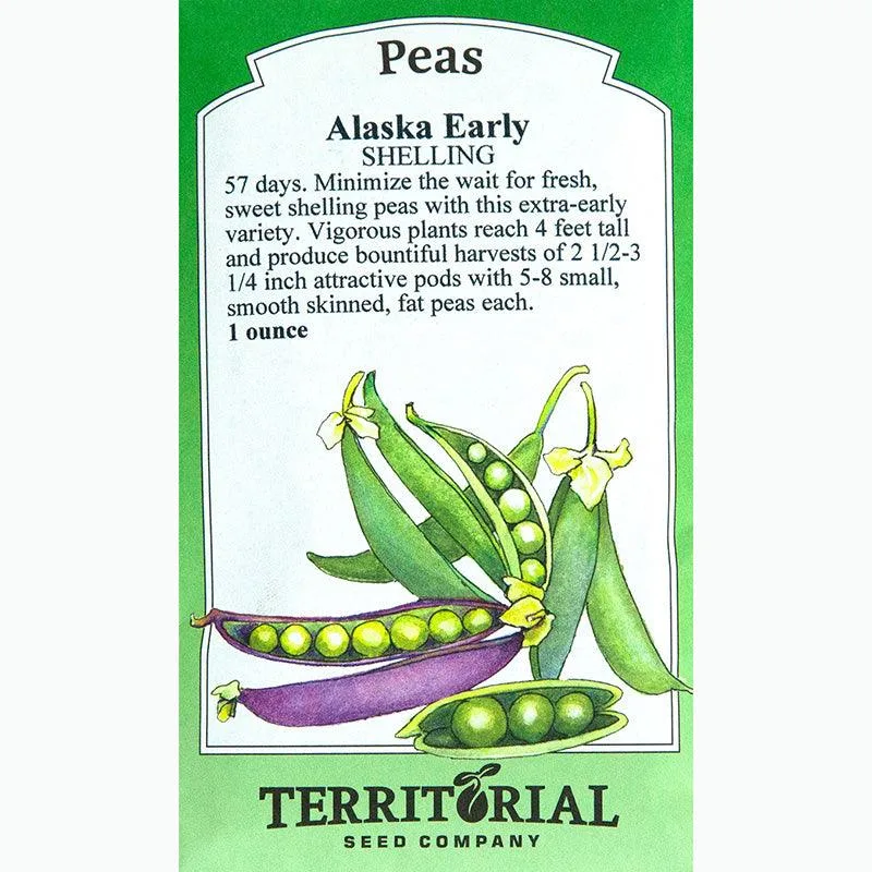 Peas, Early Alaska 62 1/2lb - Image 2