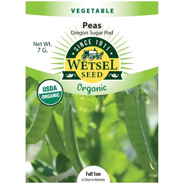Peas, Organic Oregon Sugar Pod 7 Grams