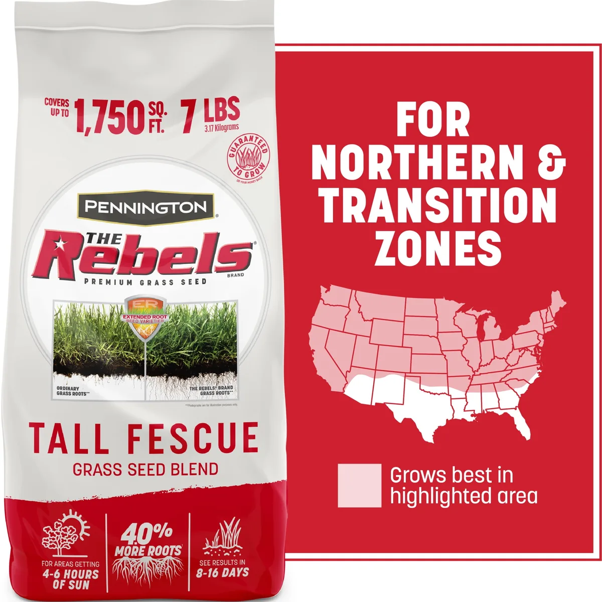 Penn 7 lbs The Rebels Tall Fescue Blend Pc - Image 2