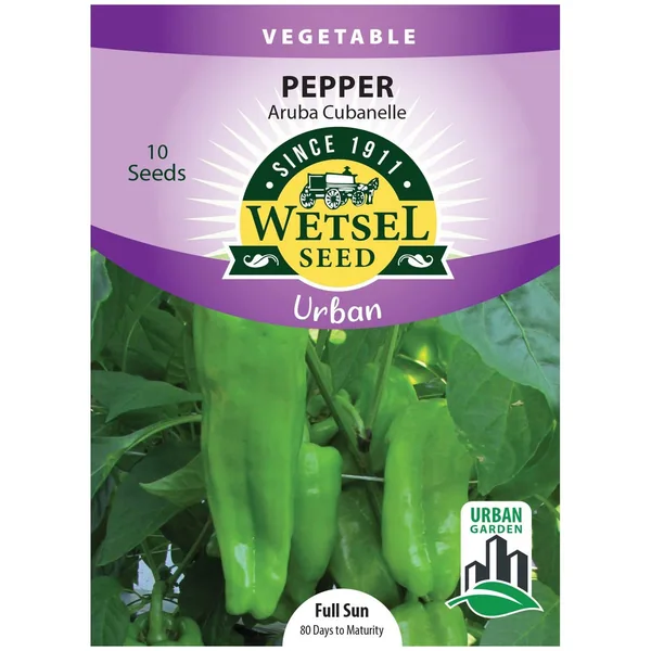 Peppers, Aruba Cubanelle ( Patio ) 10 Seed Count