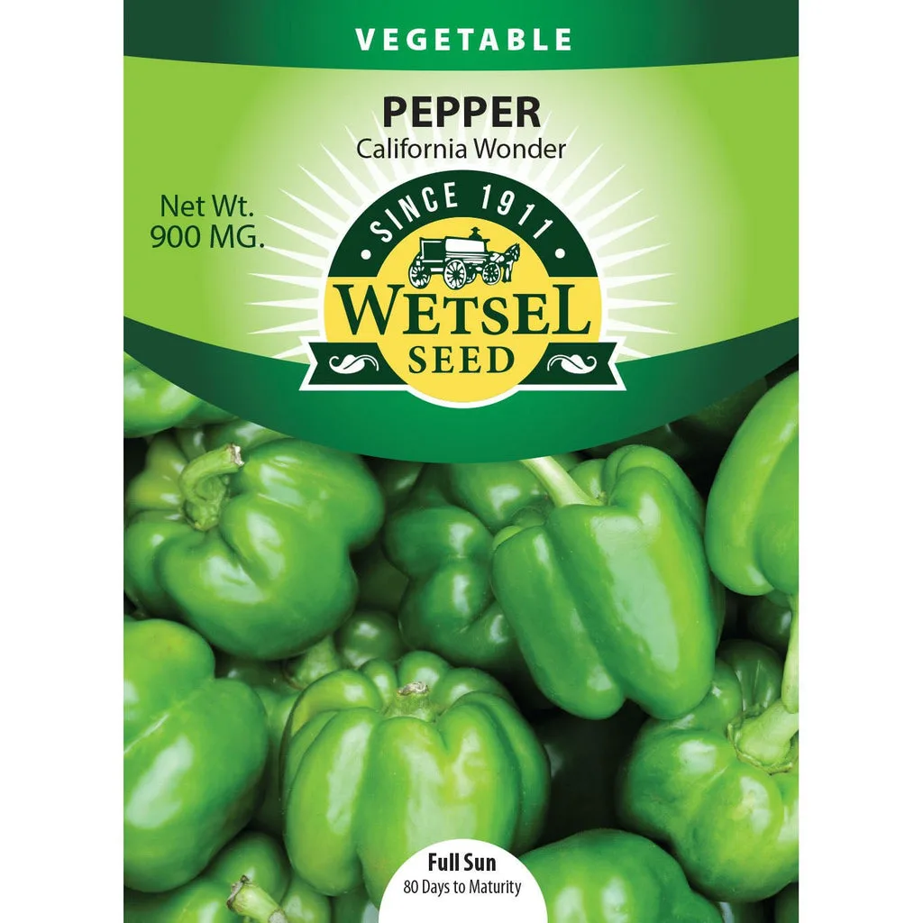 Peppers, Heirloom California Wonder 900mg - Image 2
