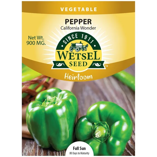 Peppers, Heirloom California Wonder 900mg