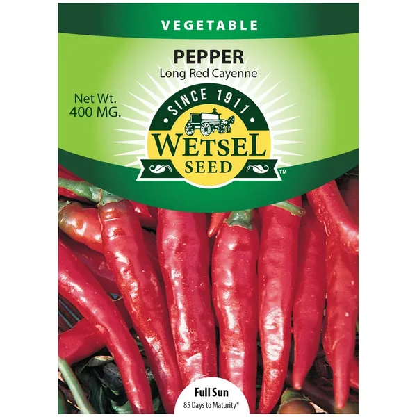 Peppers, Long Red Cayenne 400mg
