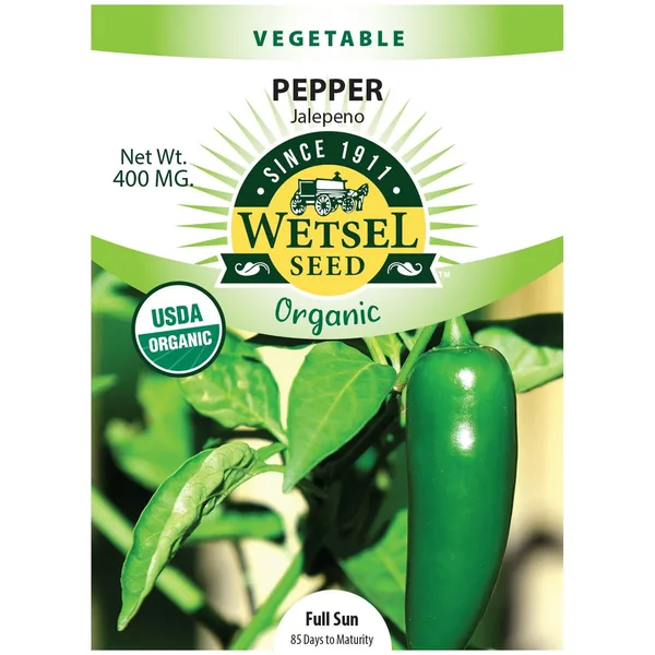 Peppers, Organic Jalapeno 400mg