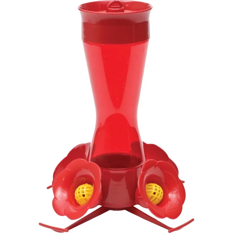 Perky Pet 8oz Hummingbird Plastic Feeder with 3 Fountains - Image 2