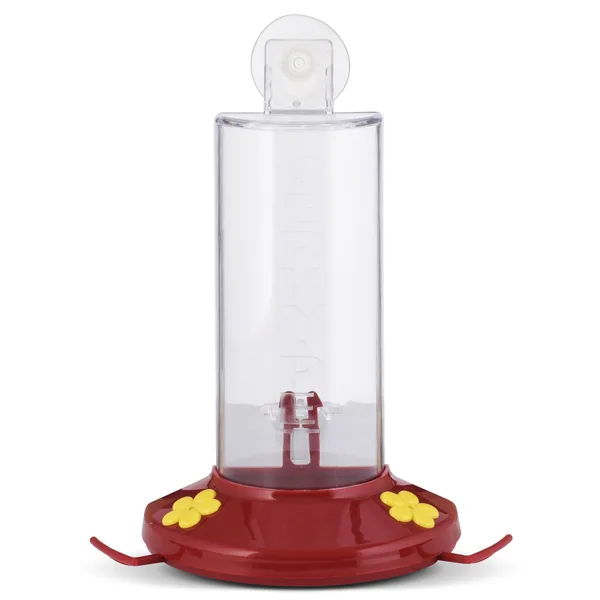 Perky Pet 8oz Window Feeder Acrylic With 2 Fountains