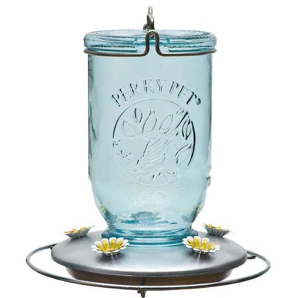 Perky Pet Mason Jar Hummingbird Feeder