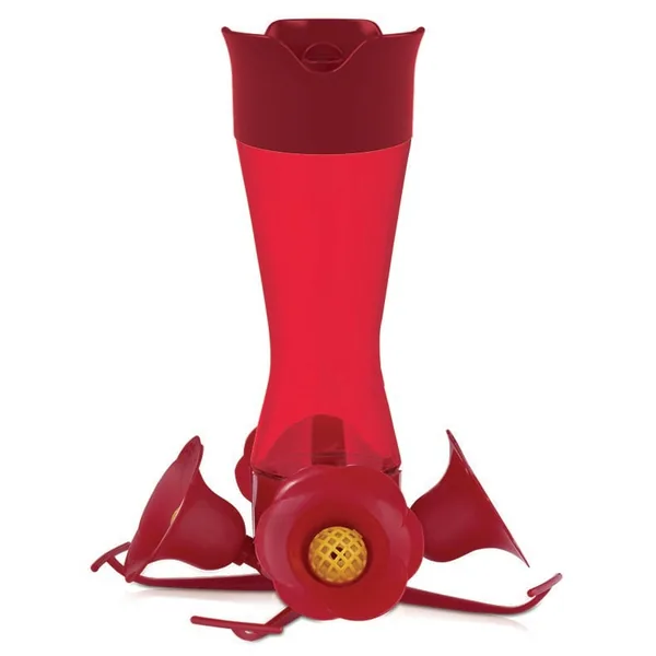 Perky Pet Pinch Waist Red Glass Hummingbird Feeder