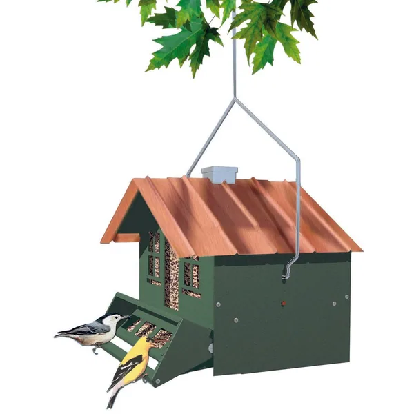 Perky Pet Squirrel Be Gone II Feeder Home with Chimney