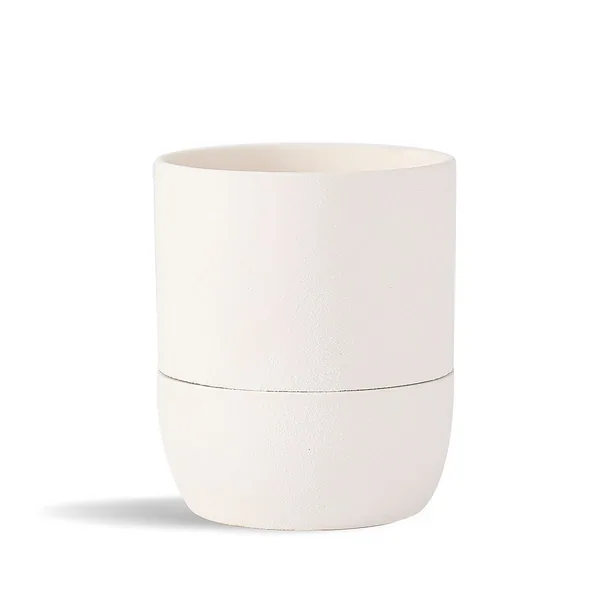 PHG 6.5"x6.5" Urban Dweller Self-Watering Pot Bright White