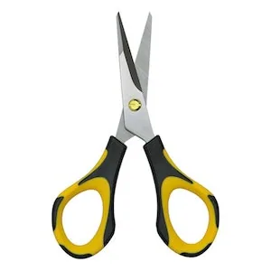Piranha Pruner Bonsai Scissors - Polish Stainless Steel Blade - Yellow & Black H