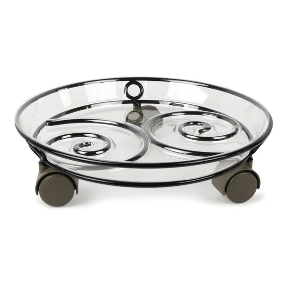 Plastec 12" Spiral Caddy Black