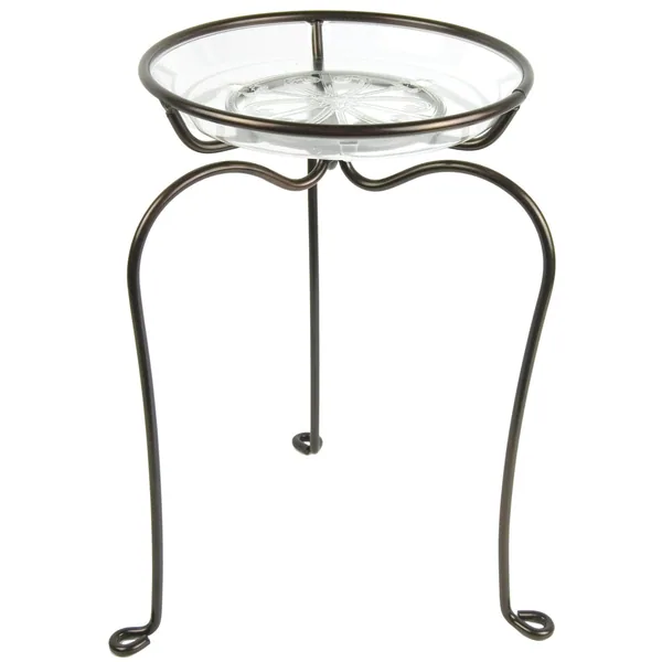 Plastec 16" Decorator Plant Stand Rust