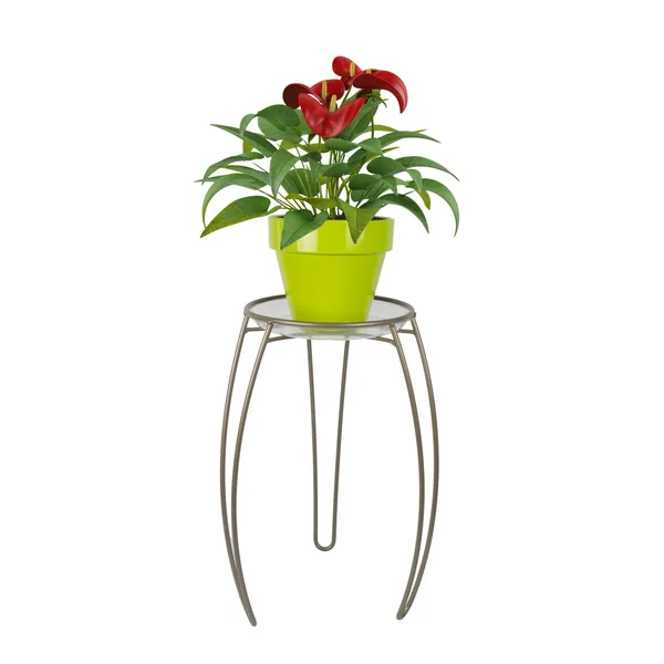 Plastec 20" Metal Main Street Plant Stand Taupe
