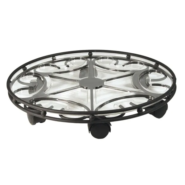 Plastec 21" Saucer Caddy Pro Black