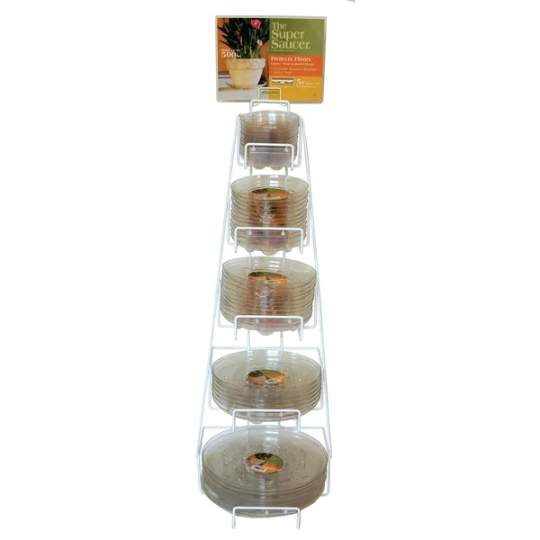 Plastec 60pc Standing Display Assortment Of Super Saucers