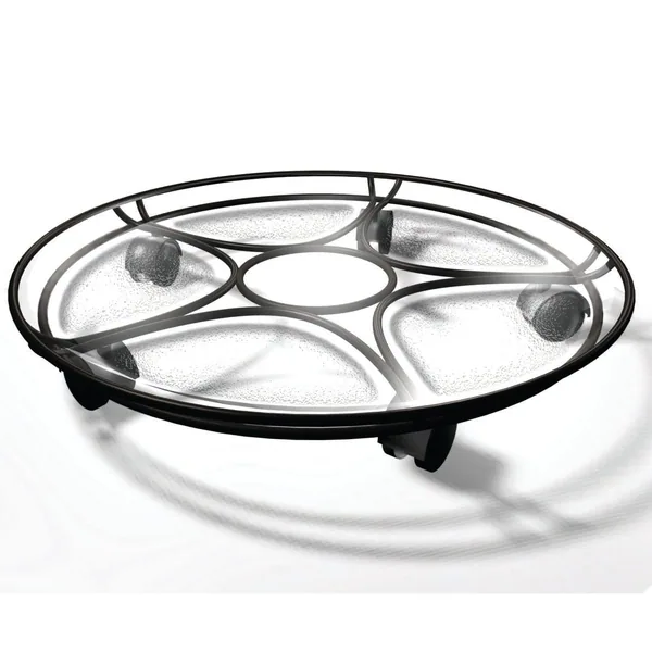Plastec Delray Saucer Caddy Black