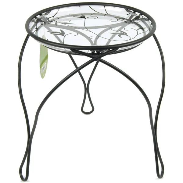 Plastec Elegance Plant Stand Black