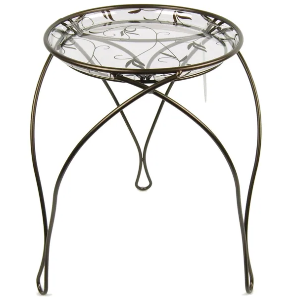 Plastec Elegance Plant Stand Dark Bronze