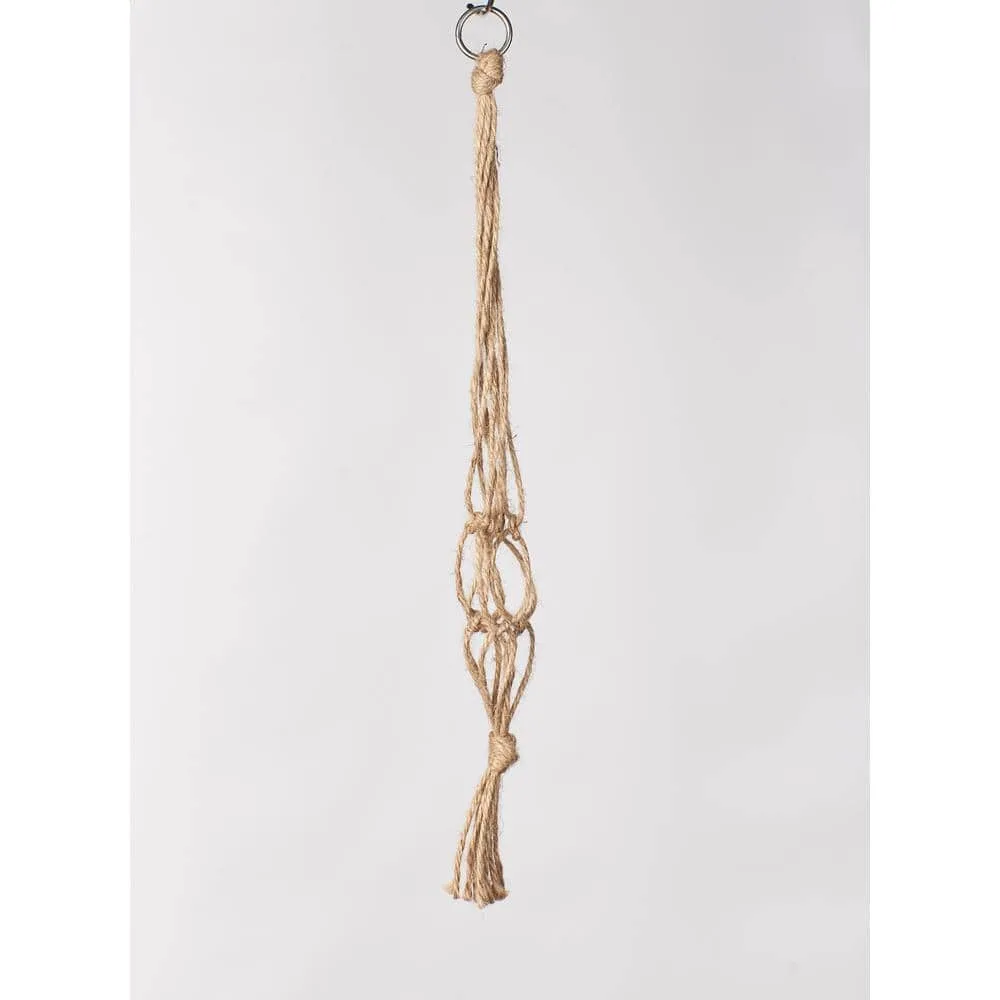 Primitive 18" Mini Jute Plant Hangers Natural Color - Image 2