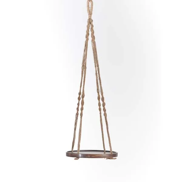 Primitive 36" Wooden Shelf Hanger - Image 2
