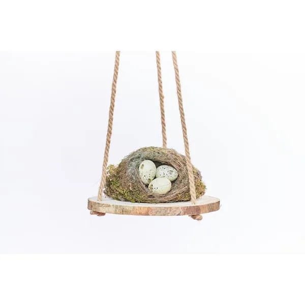 Primitive 40" Beaded Hanger Nest - Image 2