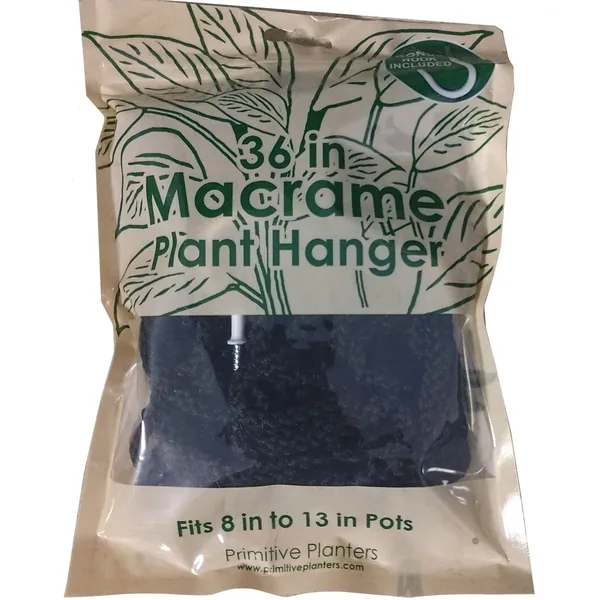 Primitive Bagged Macrame Black
