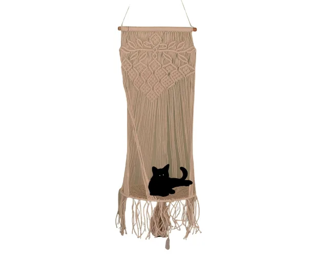 Primitive Macrame Cat Hammock - Image 2