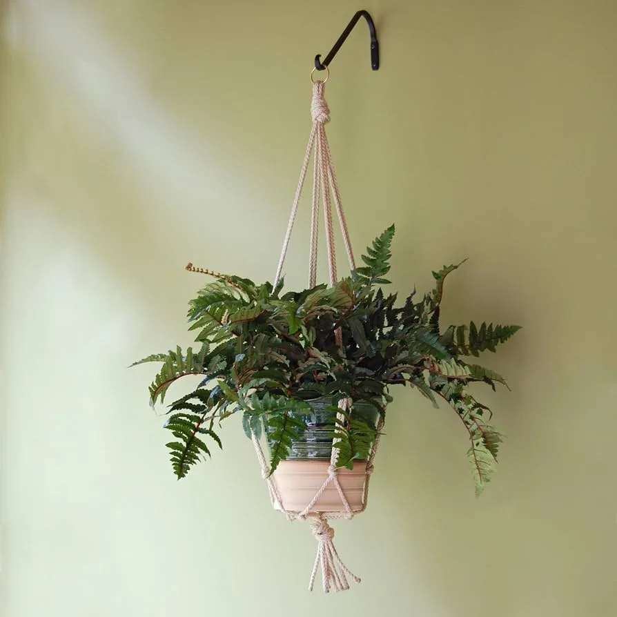 Primitive Macrame Pod Plant Hanger - Image 2