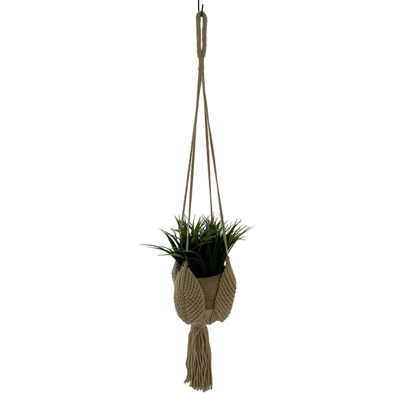 Primitive Macrame Pod Plant Hanger